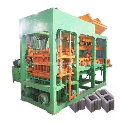 Hydraulic Sand Cement Wood Sawdust Brick Making Machine Semi Automatic Fly Ash Interlocking Brick Machine