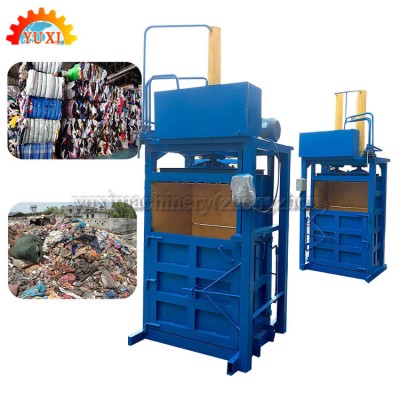 Full Automatic Ship Garbage Compactor Rice Husk Waste Paper Baling Machine Paper Press Machine