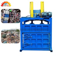 Vertical Trash Compactors Grass Bale Machine Baler Paper Used Baling Machines Hydraulic Press Machine