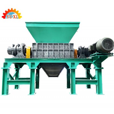 Double Shaft Waste Pallet Shredding Wood Chipper Shredder With CE