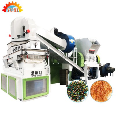 Small Capacity Clothes Metal/Plastic Zipper Separator Recycling Machine For Sale