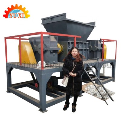 Waste Tire Shredder Old Tire Recycling Machine with factory price high quality